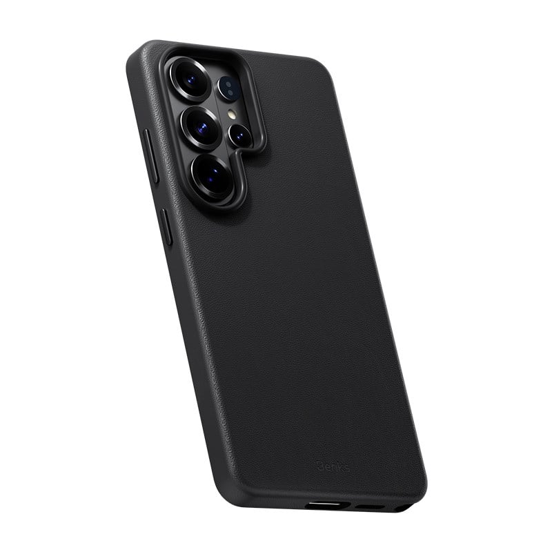 Galaxy S26 Ultra Kılıf M-safe Şarj Özellikli Çizilmeye Dayanıklı Benks VitaPro Serisi PU Deri Kapak