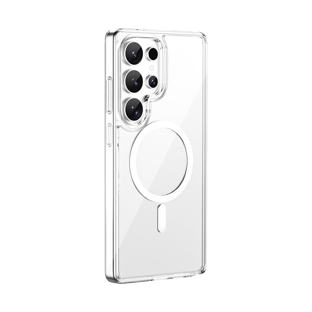 Galaxy S26 Ultra Kılıf Wiwu MCC-101 iShield Pro Serisi M-safe Şarj Özellikli Crystal Sert PC Kapak