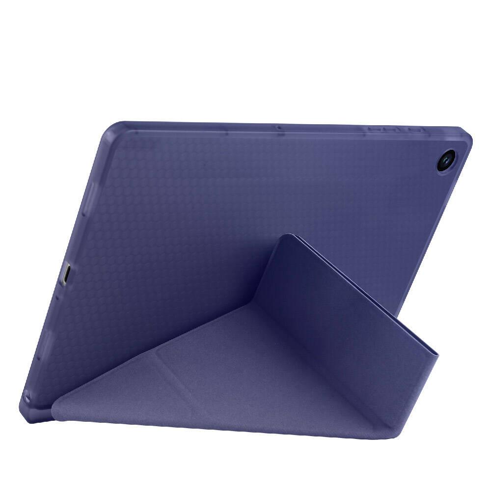 Galaxy Tab A9 Plus Kılıf Zore Tri Folding Kalem Bölmeli Standlı Kılıf
