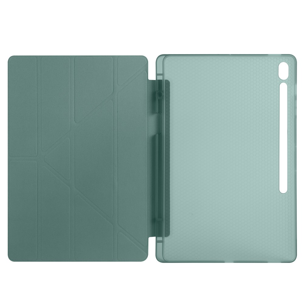 Galaxy Tab S10 FE Plus Kılıf Zore Tri Folding Kalem Bölmeli Standlı Kılıf