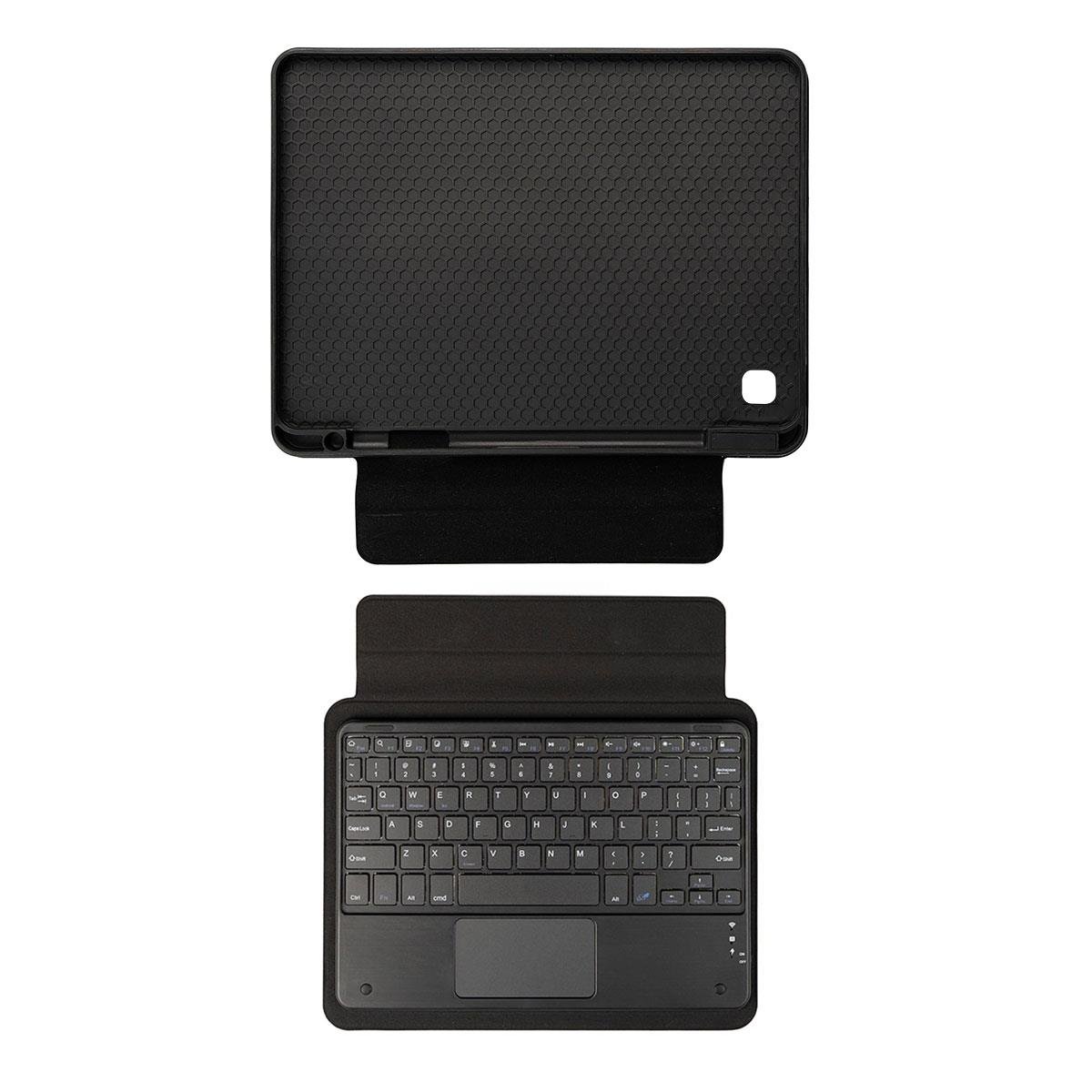 Galaxy Tab S6 Lite P610 Zore Border Keyboard Bluetooh Bağlantılı Standlı Klavyeli Tablet Kılıfı
