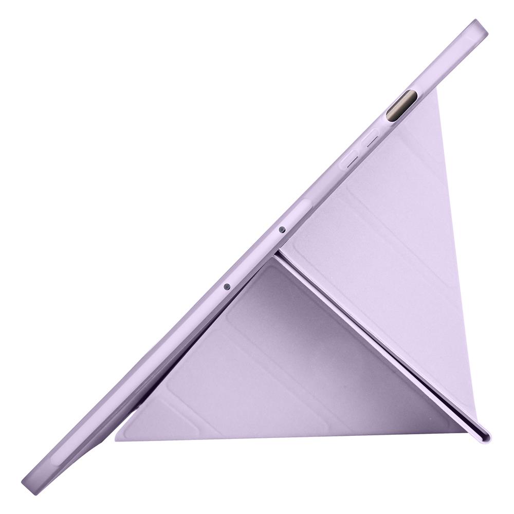 Galaxy Tab S9 FE Plus Kılıf Zore Tri Folding Kalem Bölmeli Standlı Kılıf