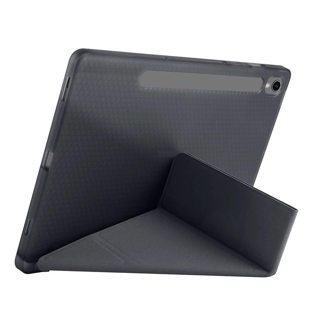 Galaxy Tab S9 Kılıf Zore Tri Folding Kalem Bölmeli Standlı Kılıf
