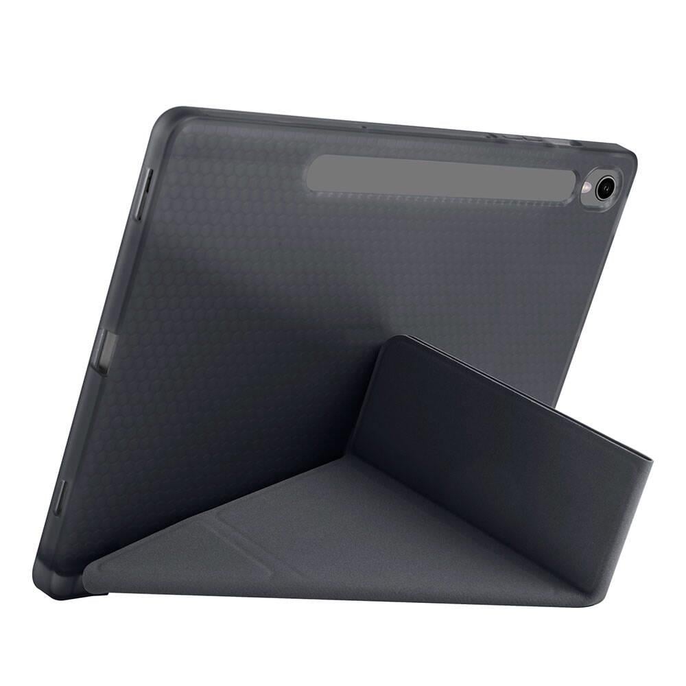 Galaxy Tab S9 Kılıf Zore Tri Folding Kalem Bölmeli Standlı Kılıf