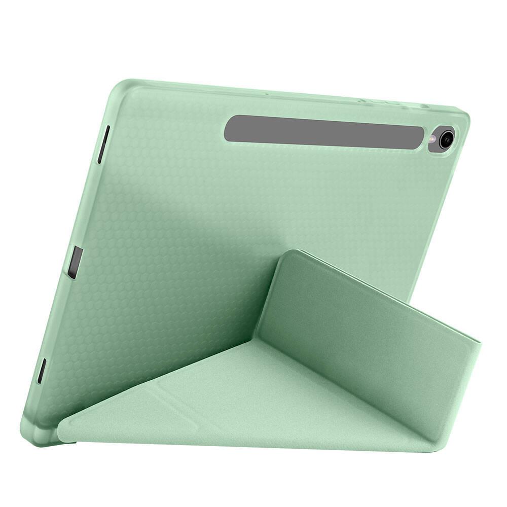 Galaxy Tab S9 Kılıf Zore Tri Folding Kalem Bölmeli Standlı Kılıf