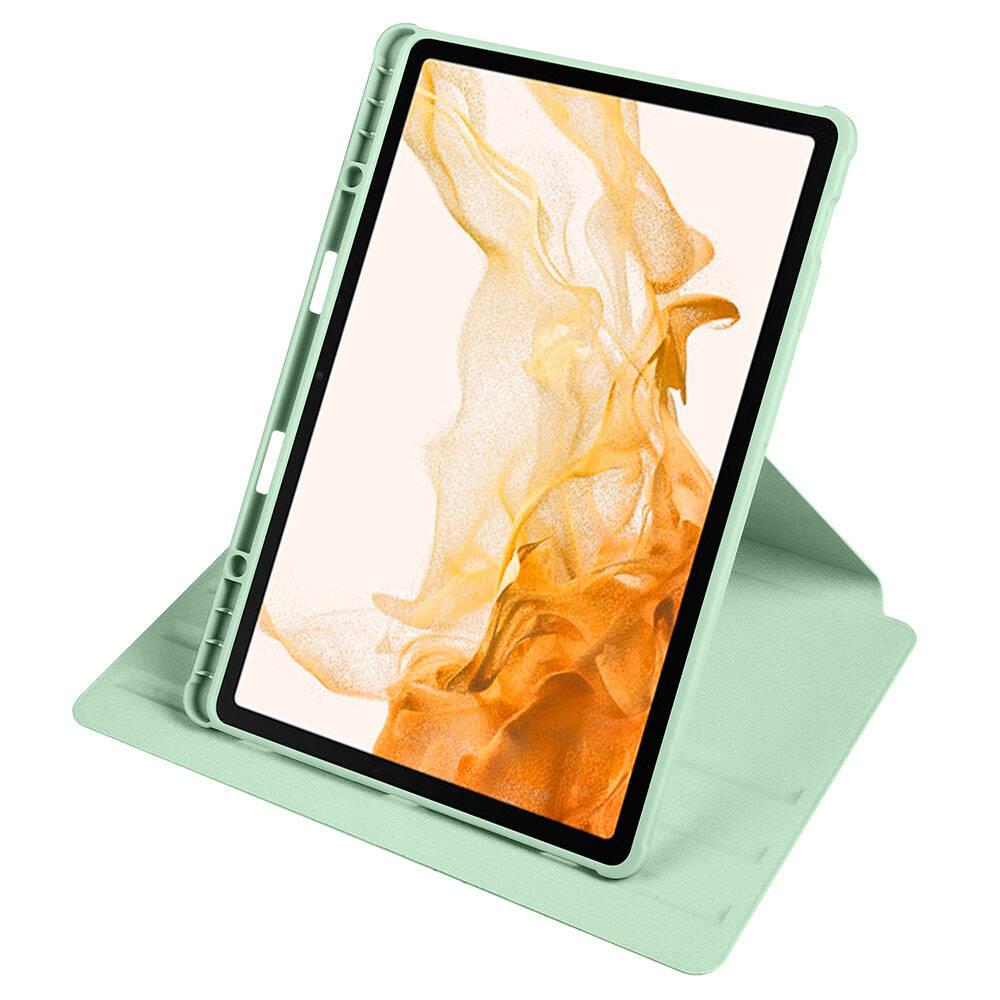 Galaxy Tab S9 Plus Kılıf Zore Termik Kalem Bölmeli Dönebilen Standlı Kılıf