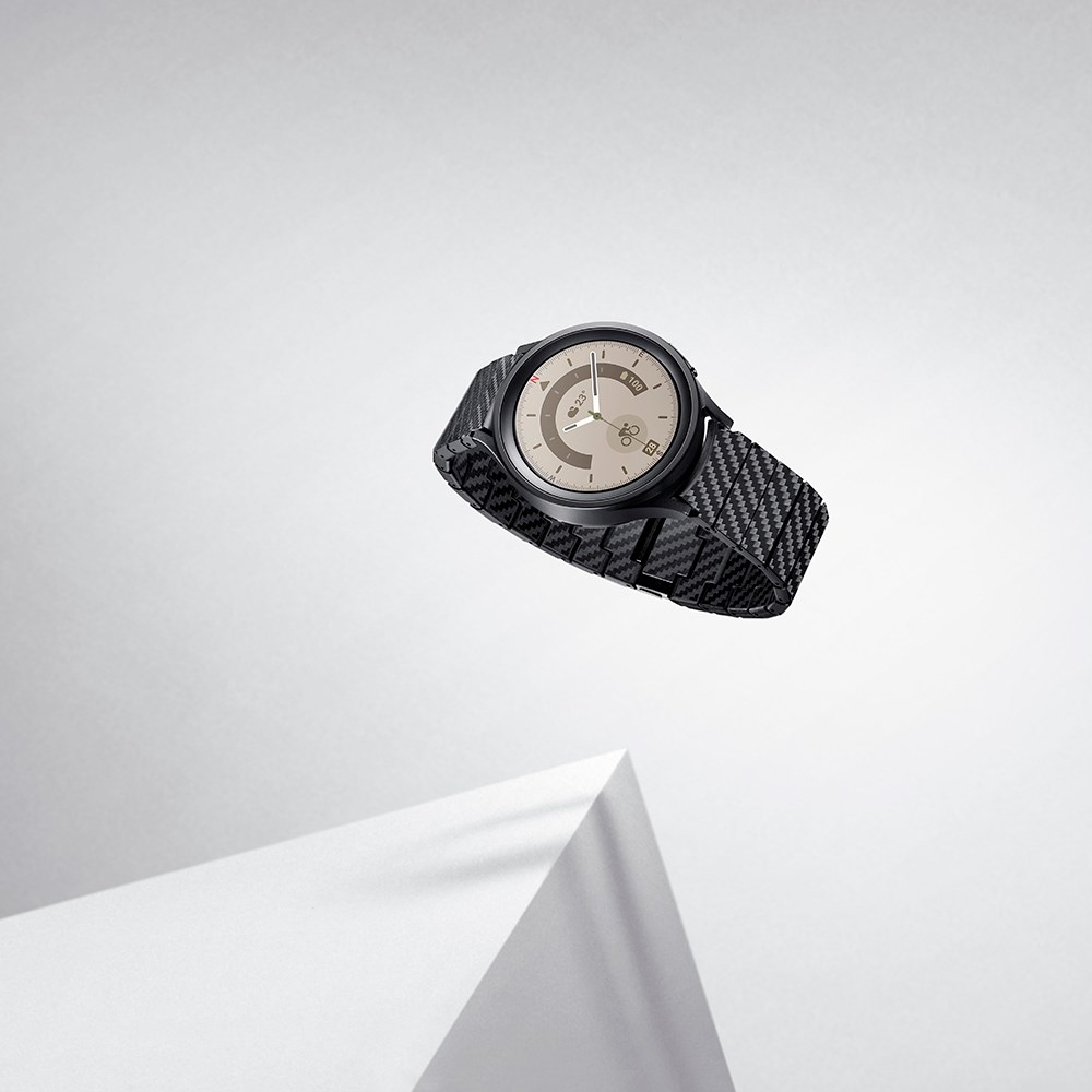 Galaxy Watch 5 Pro 45mm Karbon Fiber Pitaka Modern Serisi Black-Grey Twill Kordon