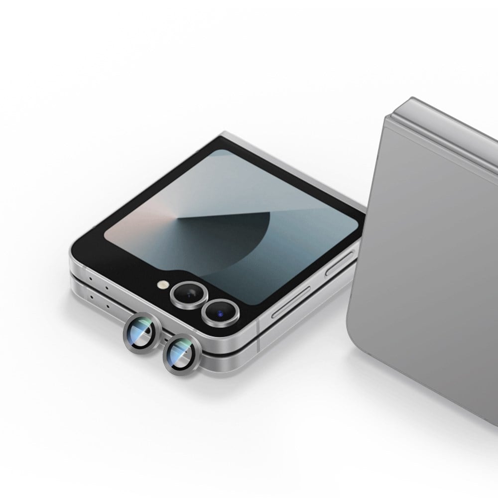 Galaxy Z Flip 6 CaseWorld Alloy Serisi Oleofobik Anti Reflective Kamera Lens Koruyucu