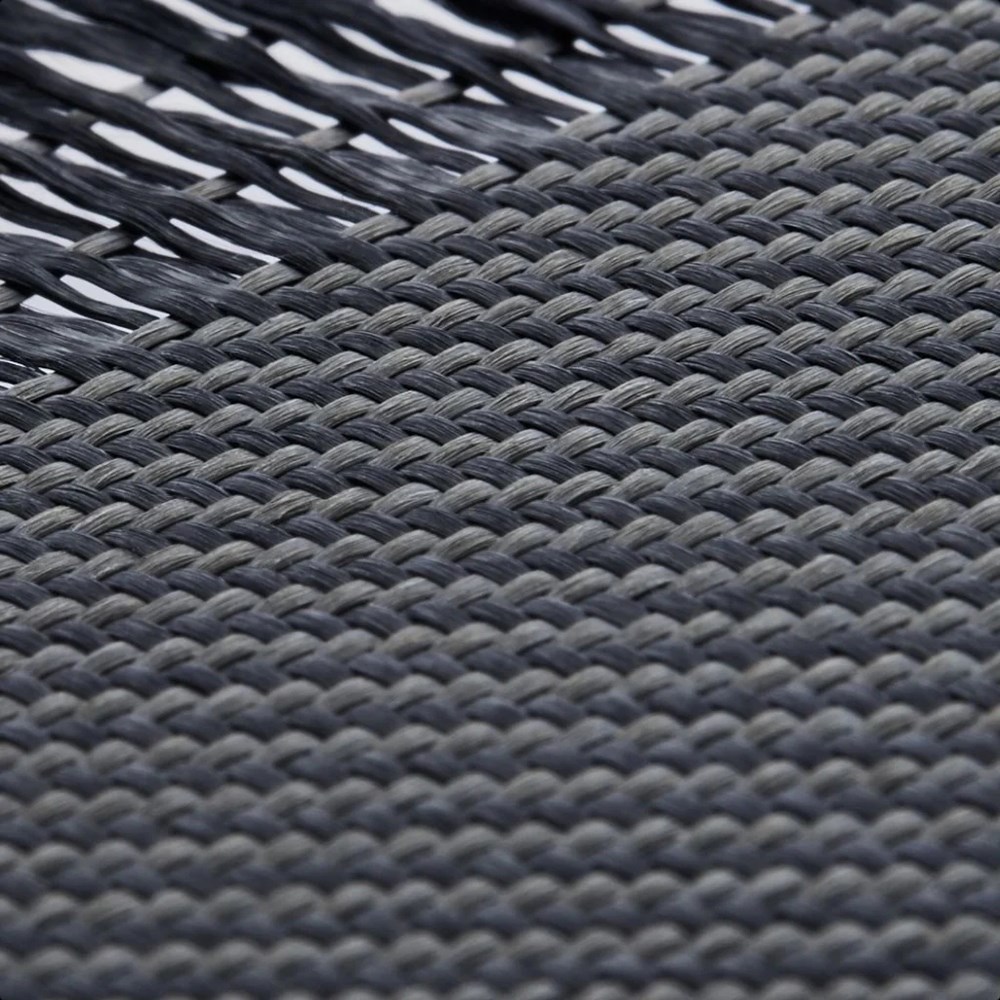 Galaxy Z Flip 7 Kılıf M-safe Şarj Özellikli 600D Aramid Fiber Pitaka Ultra-Slim Classic Serisi Black-Grey Twill Kapak