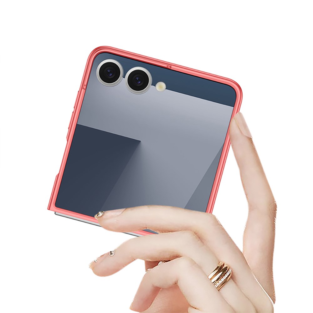 Galaxy Z Flip 7 Kılıf Wireless Şarj Özellikli Zore Kıpta M-safe Kapak
