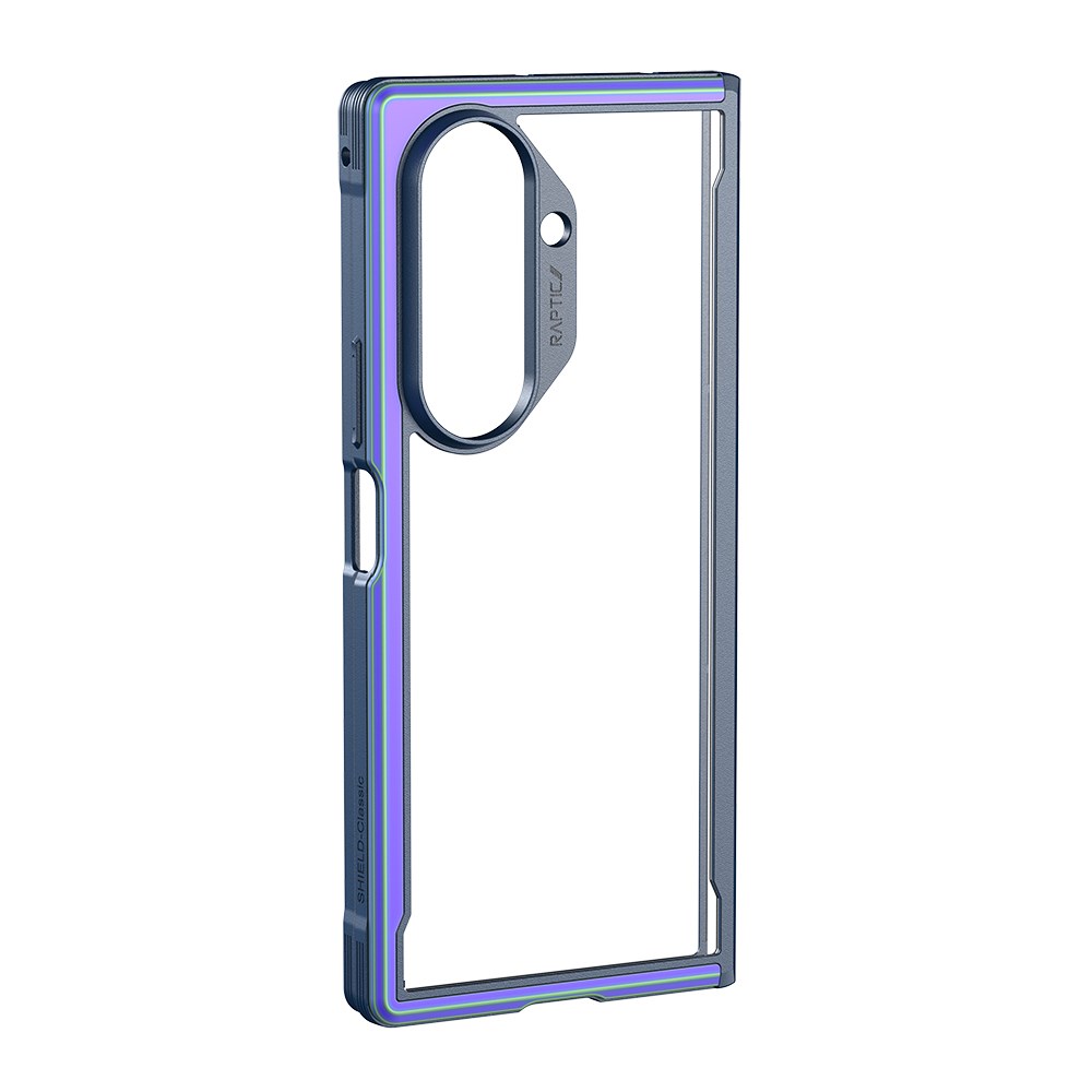 Galaxy Z Fold 7 Kılıf M-safe Şarj Özellikli Airbagli Raptic Shield Serisi Şeffaf Arka Yüzey Kapak