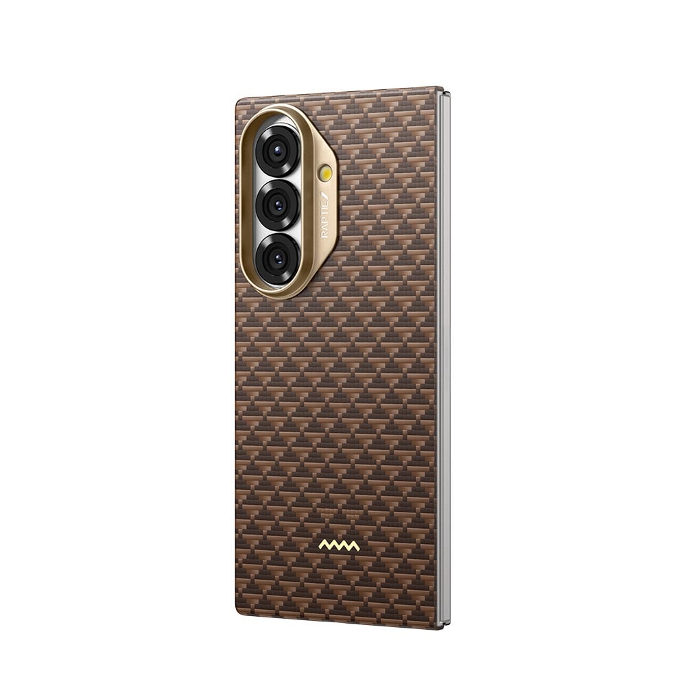 Galaxy Z Fold 7 Kılıf M-safe Şarj Özellikli Raptic Aramid Skin Origin Serisi Kapak