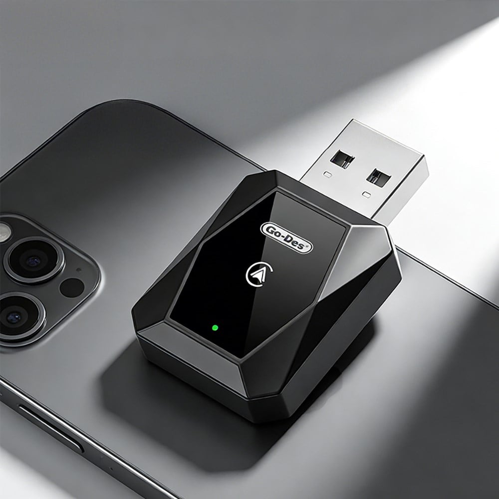 Go Des GD-BT212 Android Auto Destekli CarPlay USB Bluetooth Wireless Transmitter Adaptör