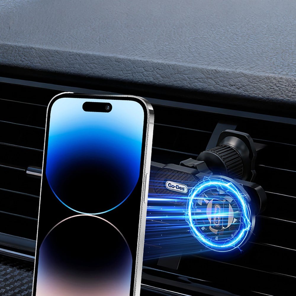 Go Des GD-HD365 Havalandırma Tasarım 2in1 Magnetik Araç Telefon Tutucu
