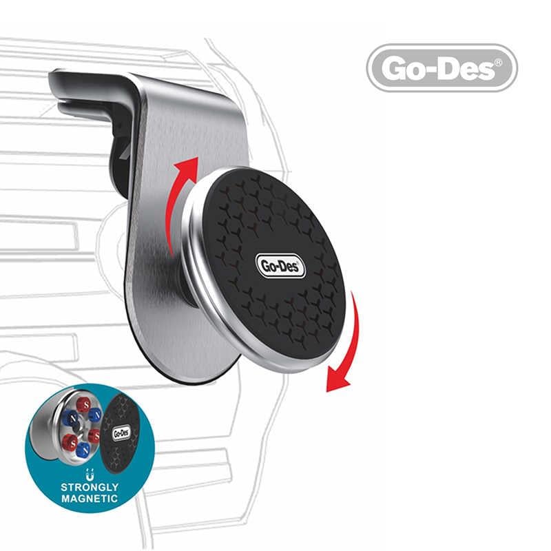 Go Des GD-HD676 L-Shaped Magnetik Araç Telefon Tutucu
