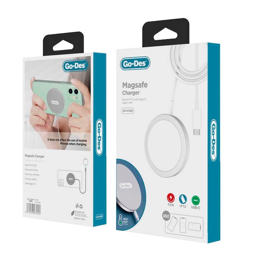 Go Des GD-UC588 M-safe Wireless Şarj