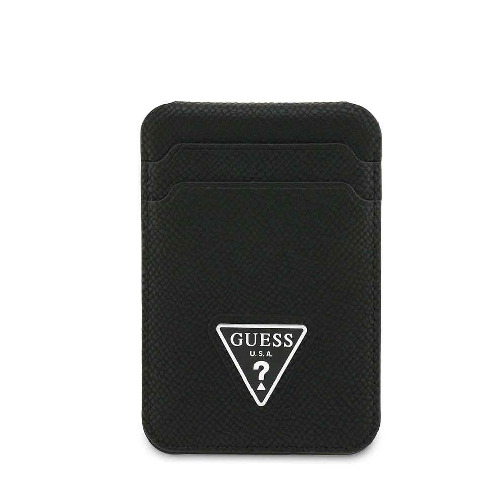 Guess Orjinal Lisanslı 2 Hazneli Üçgen Logolu Standlı Magnetik Kartlık