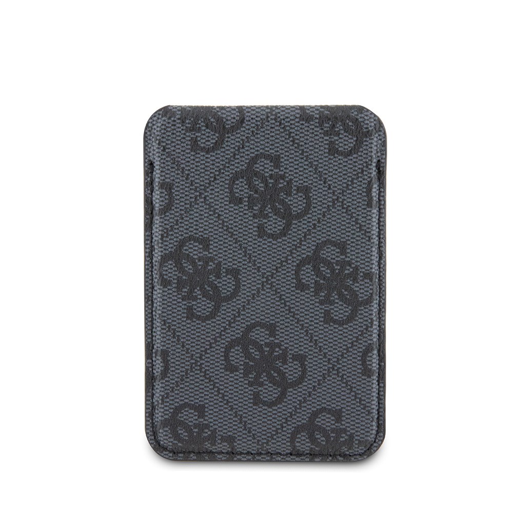 Guess Orjinal Lisanslı 4G Desenli Metal Script Logolu Magnetik Kartlık