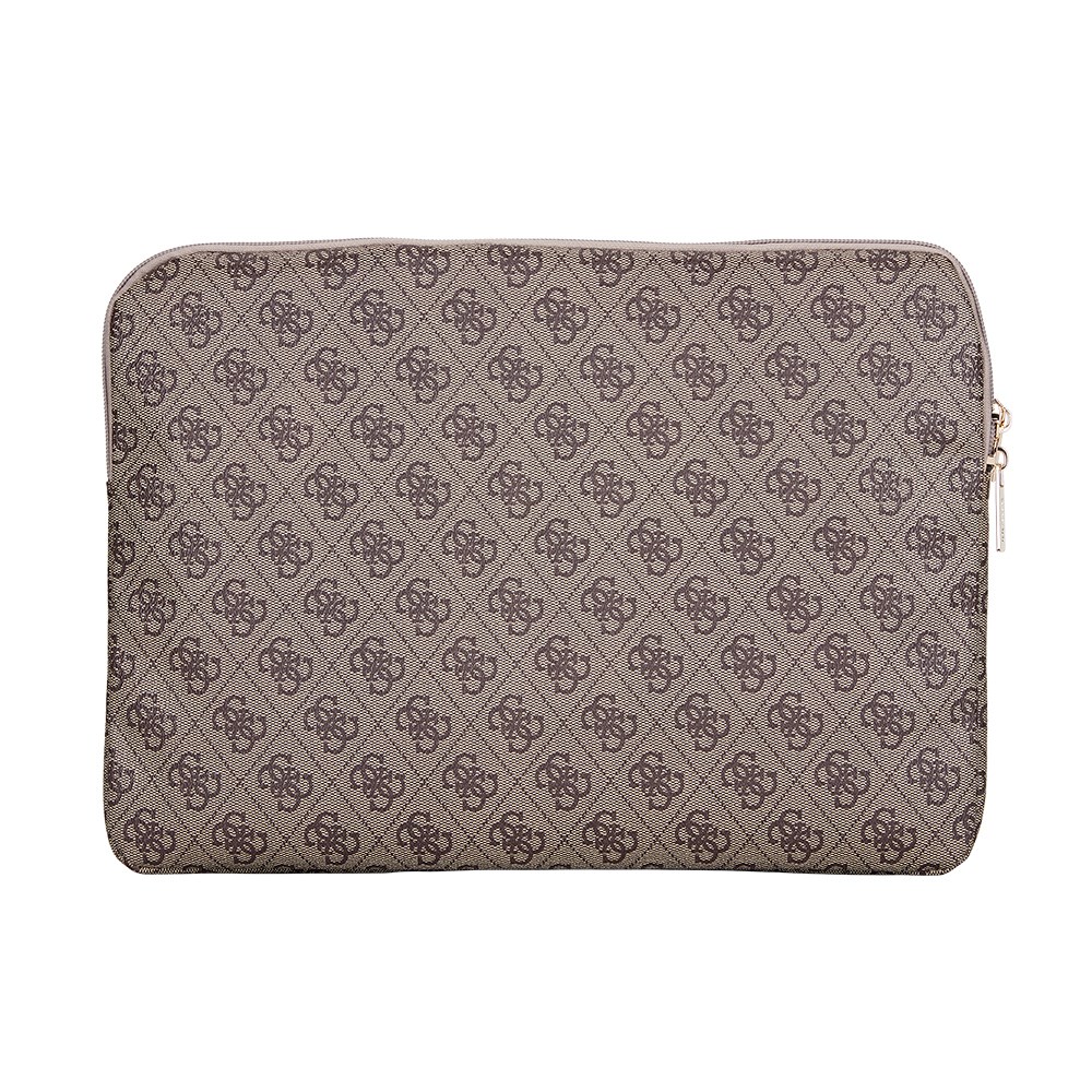Guess Orjinal Lisanslı 4G Desenli Üçgen Logolu 14 inç Laptop Çantası