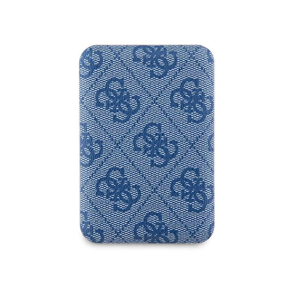 Guess Orjinal Lisanslı Dijital Led Göstergeli PU Deri 4G Desenli Metal Yazı Logolu Powerbank 5000mAh 15W