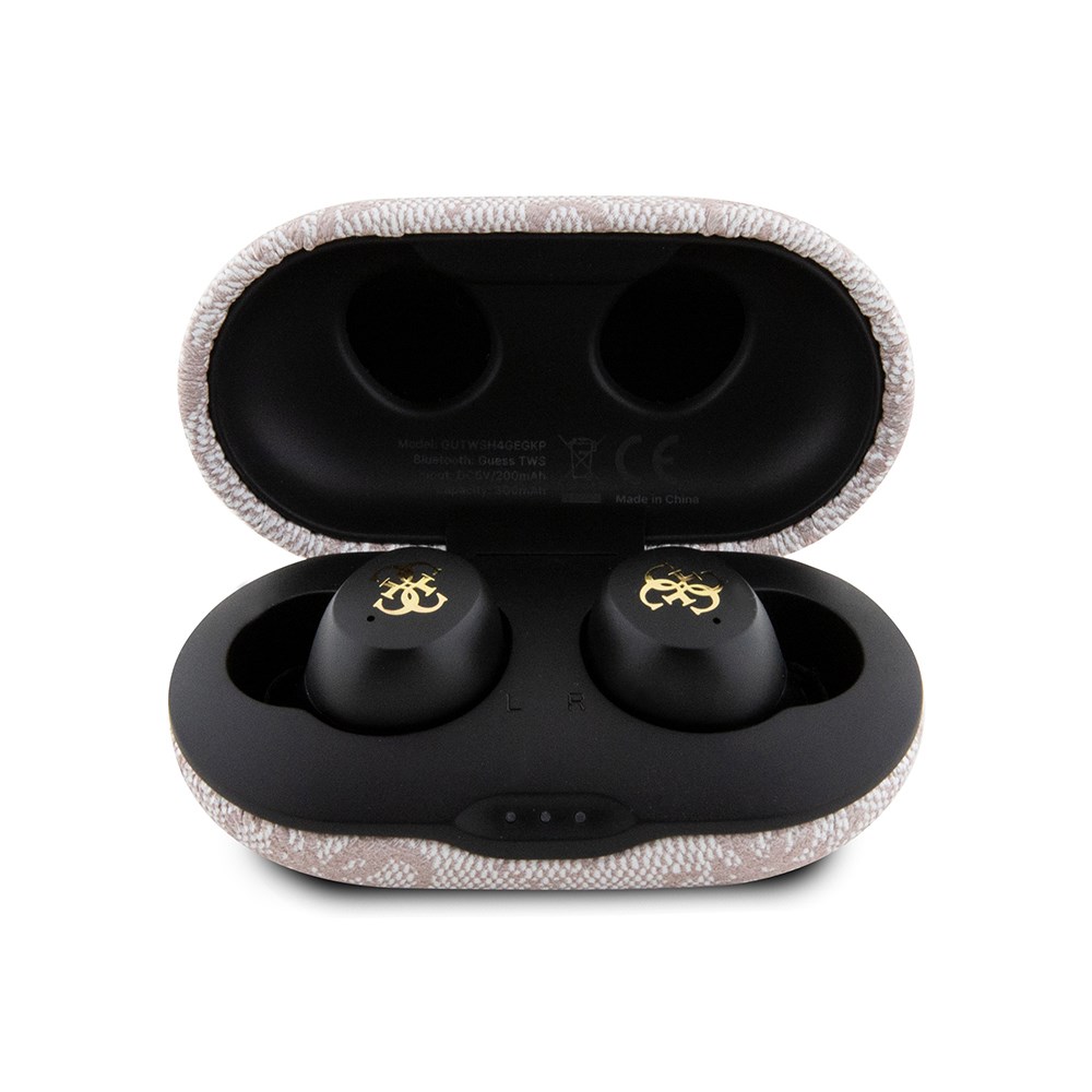 Guess Orjinal Lisanslı Klasik Metal Yazı Logolu TWS Kulak İçi Bluetooth Kulaklık
