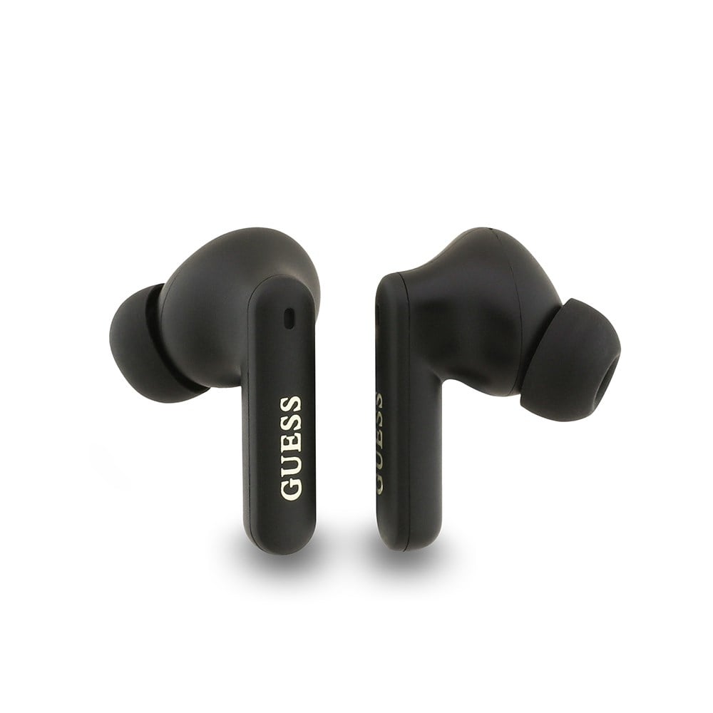 Guess Orjinal Lisanslı PU 4G Desenli Klasik Metal Yazı Logolu TWS Kulak İçi Bluetooth Kulaklık