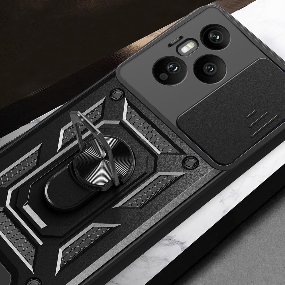 Honor 400 Pro Kılıf Magnetik Standlı Kamera Korumalı Zore Sürgülü Vega Kapak