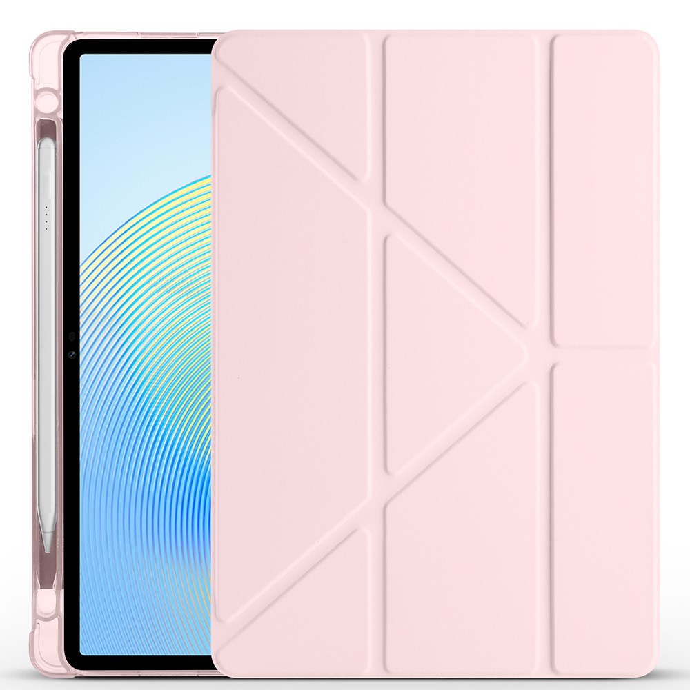 Honor Pad X8A Kılıf Zore Tri Folding Kalem Bölmeli Standlı Kılıf