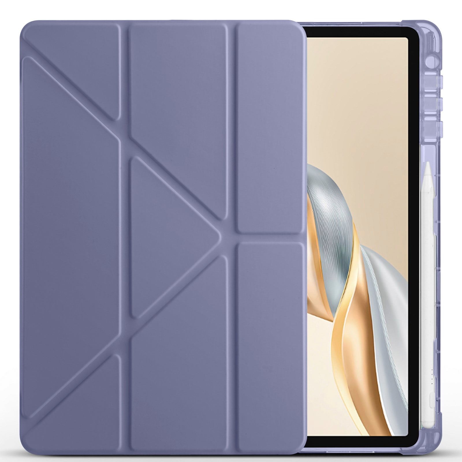 Honor Pad X9A Kılıf Zore Tri Folding Kalem Bölmeli Standlı Kılıf