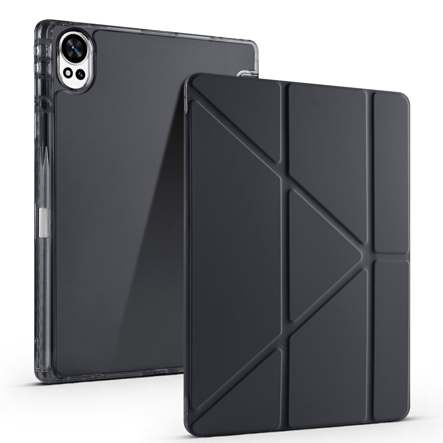 Huawei Matepad 12X Kılıf Zore Tri Folding Kalem Bölmeli Standlı Kılıf