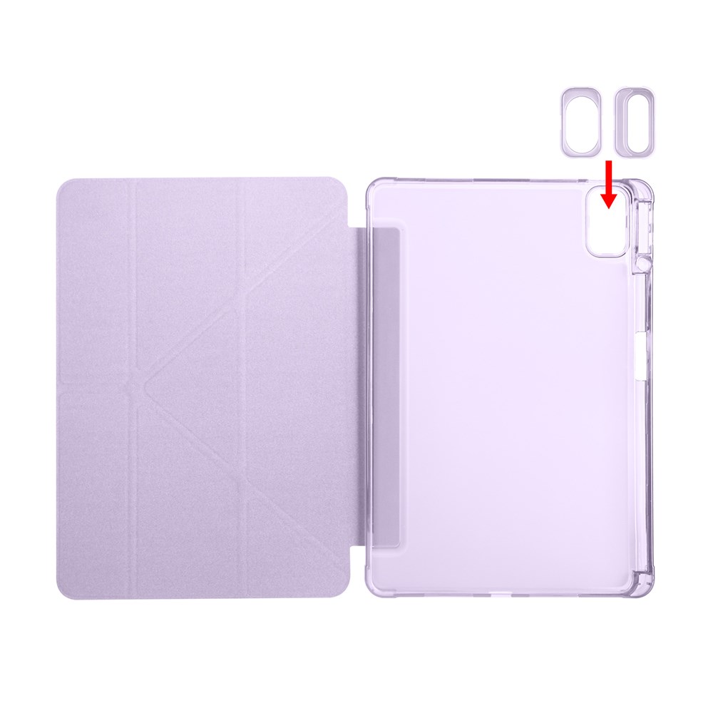 Huawei Matepad SE 11 Kılıf Zore Tri Folding Kalem Bölmeli Standlı Kılıf