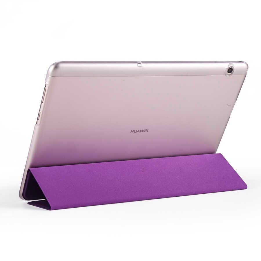Huawei T5 10 inc Zore Smart Cover Standlı 1-1 Kılıf