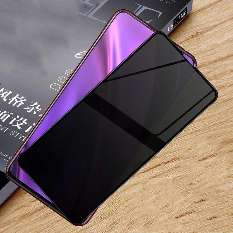 Huawei Y9 Prime 2019 Zore New 5D Privacy Temperli Ekran Koruyucu