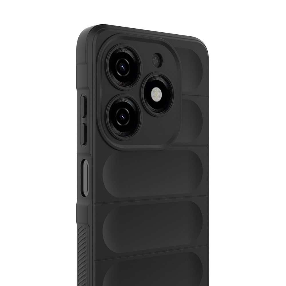 İnfinix Hot 40i Kılıf Esnek TPU Oyuklu Arka Yüzey Tasarımlı Zore Etnik Silikon Kapak