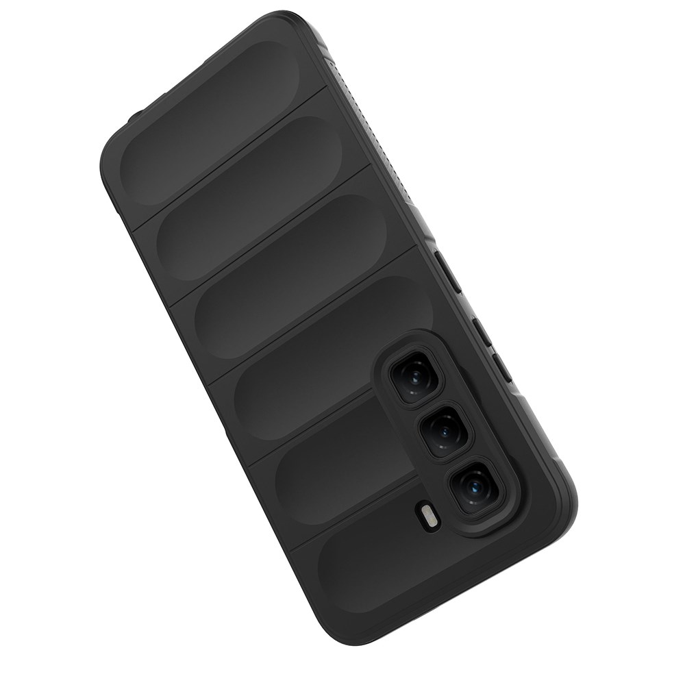 İnfinix Hot 50 4G Kılıf Esnek TPU Oyuklu Arka Yüzey Tasarımlı Zore Etnik Silikon Kapak