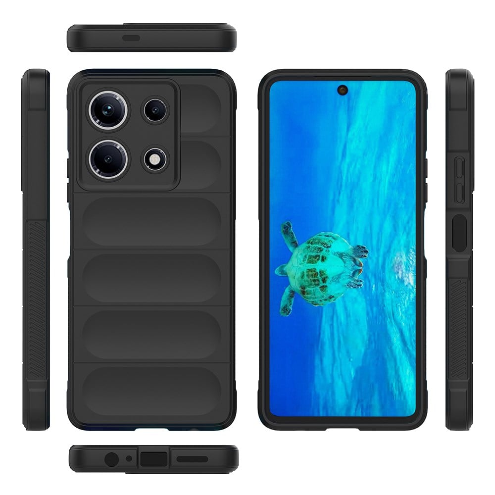 İnfinix Note 30 4G Kılıf Esnek TPU Oyuklu Arka Yüzey Tasarımlı Zore Etnik Silikon Kapak