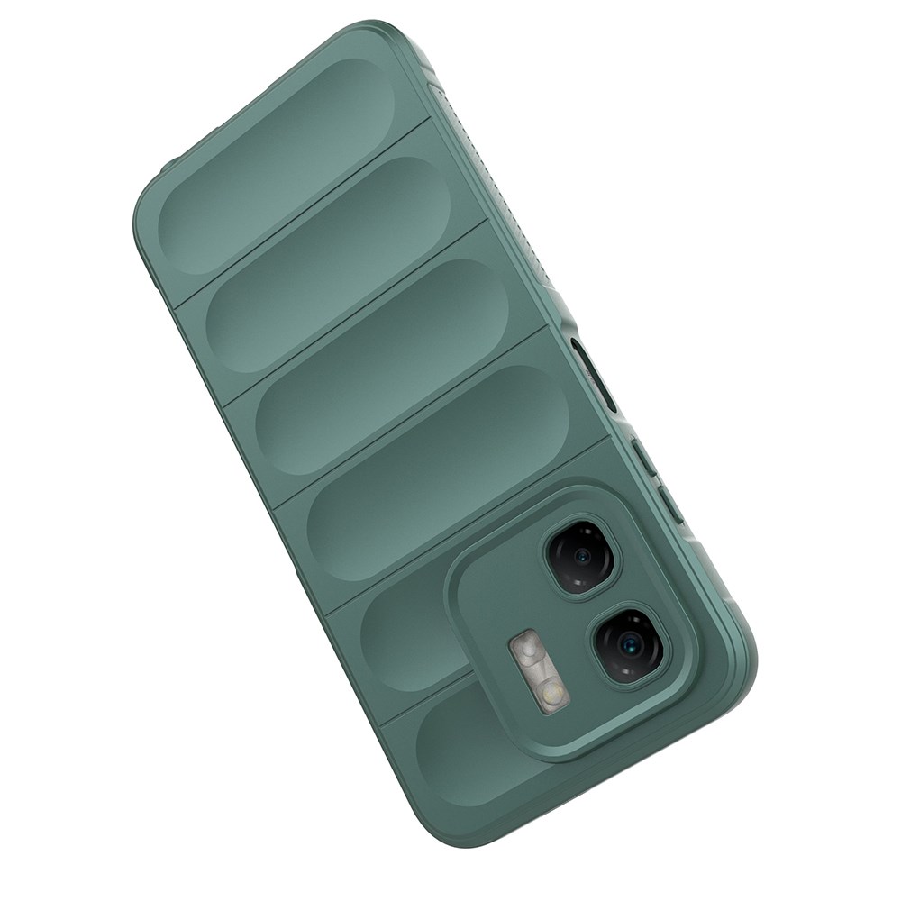 İnfinix Smart 9 Kılıf Esnek TPU Oyuklu Arka Yüzey Tasarımlı Zore Etnik Silikon Kapak