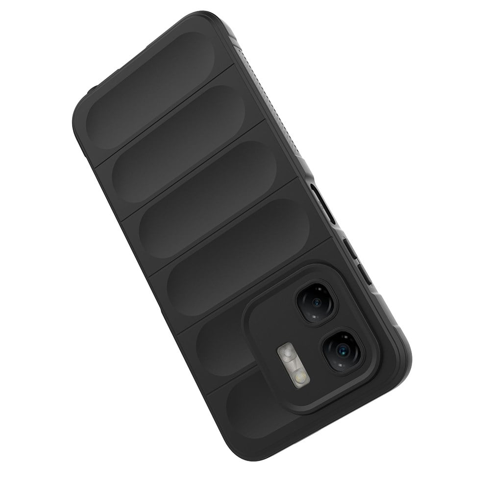 İnfinix Smart 9 Kılıf Esnek TPU Oyuklu Arka Yüzey Tasarımlı Zore Etnik Silikon Kapak