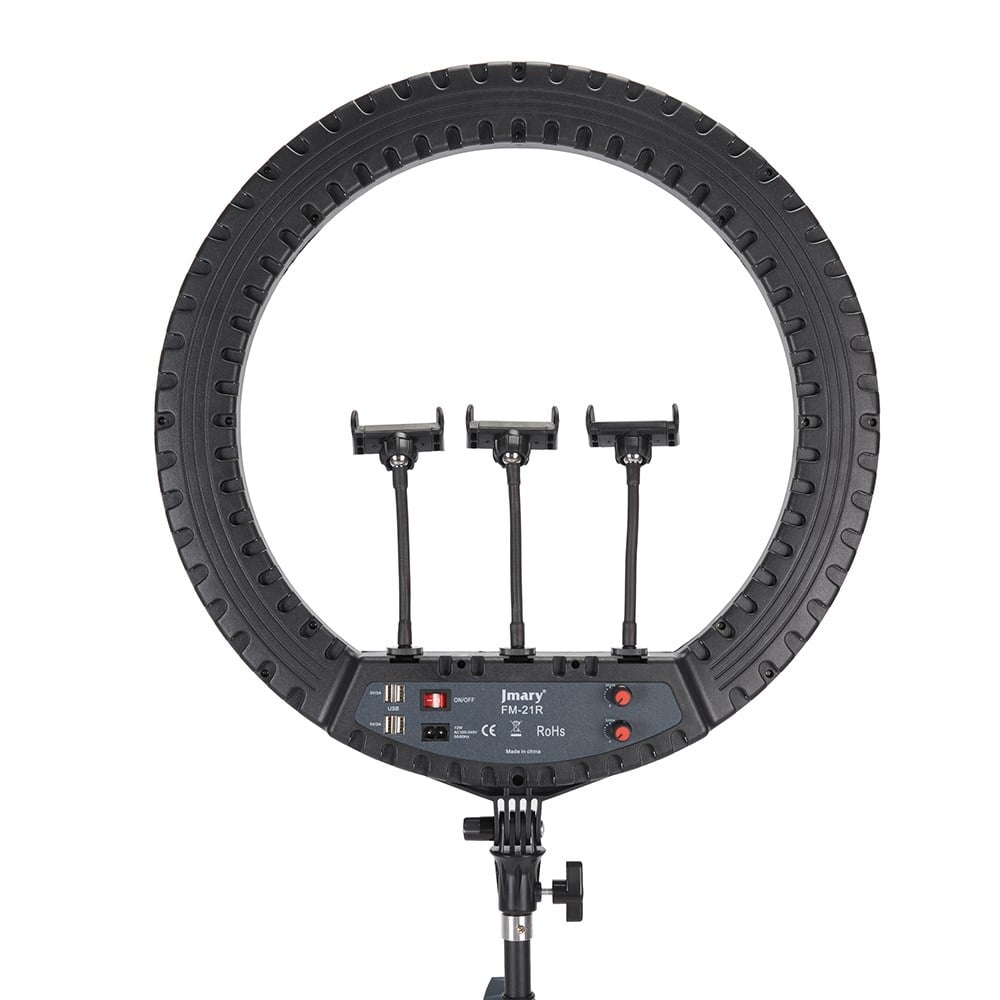 Jmary FM-21R Uzaktan Kumandalı 52cm Işıklı Telefon Tutucu Ring Light