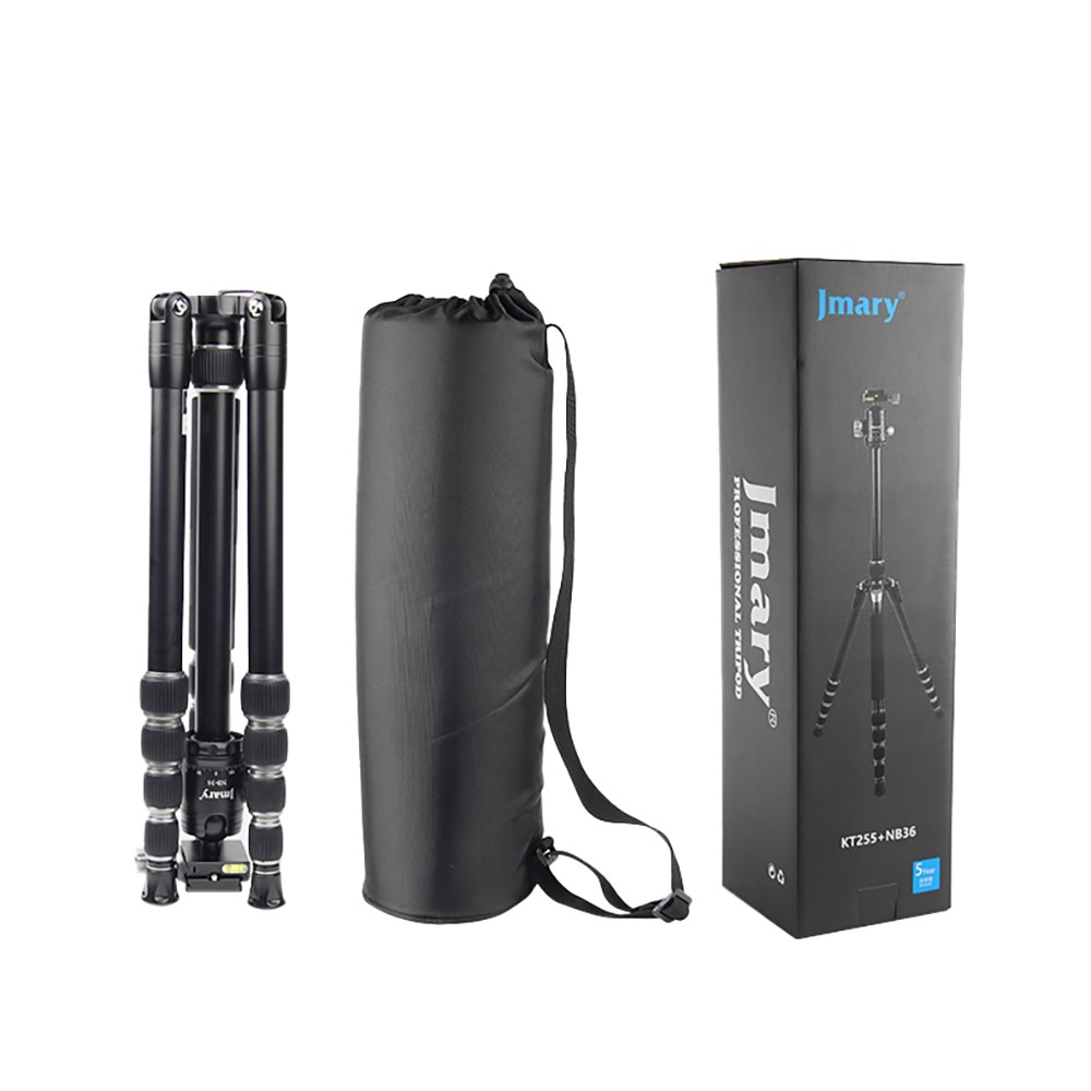 Jmary KT255+NB36 360 Derece Dönebilen Değiştirilebilir Başlıklı Tripod