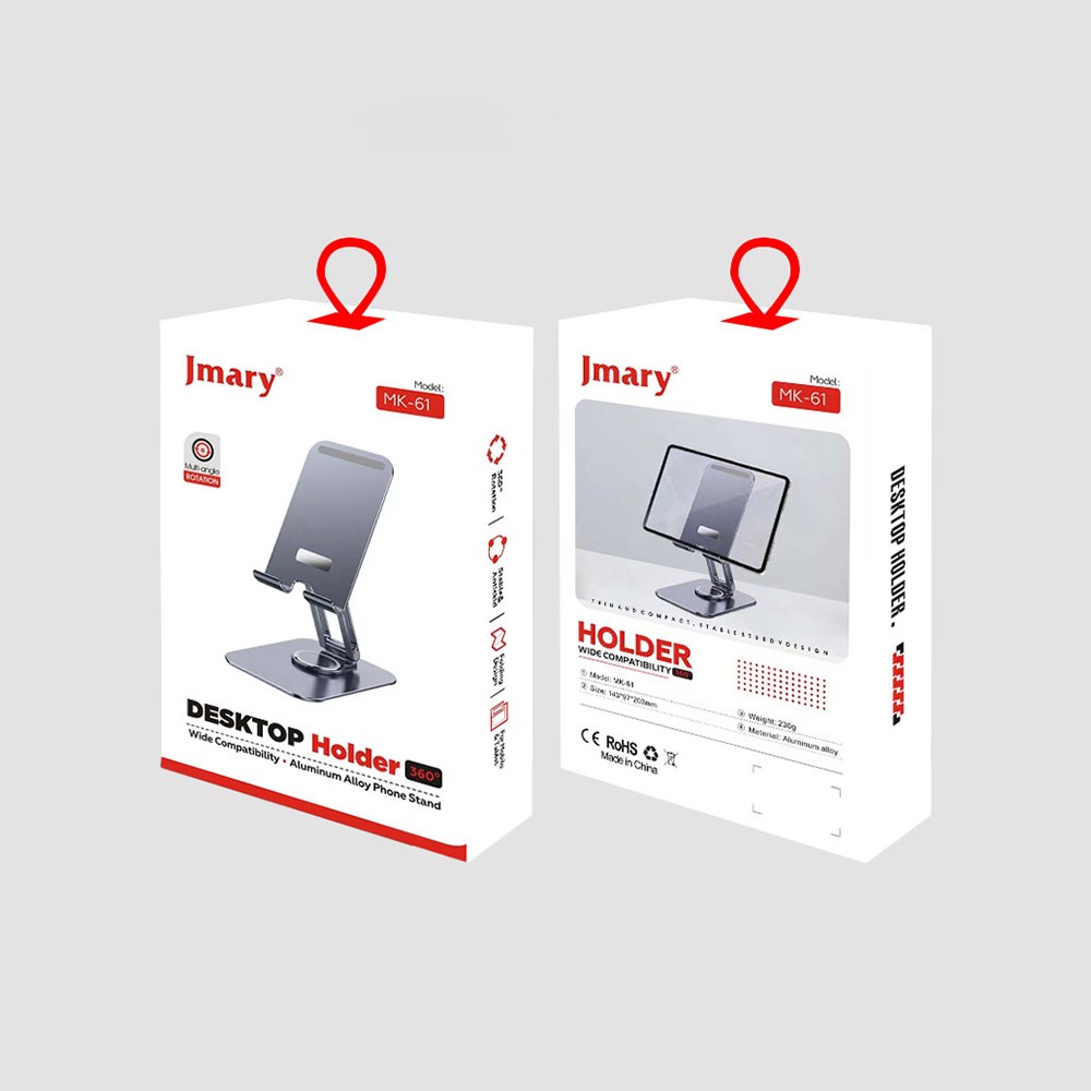Jmary MK-61 Ayarlanabilir Katlanabilir 360 Derece Dönebilen Telefon ve Tablet Standı