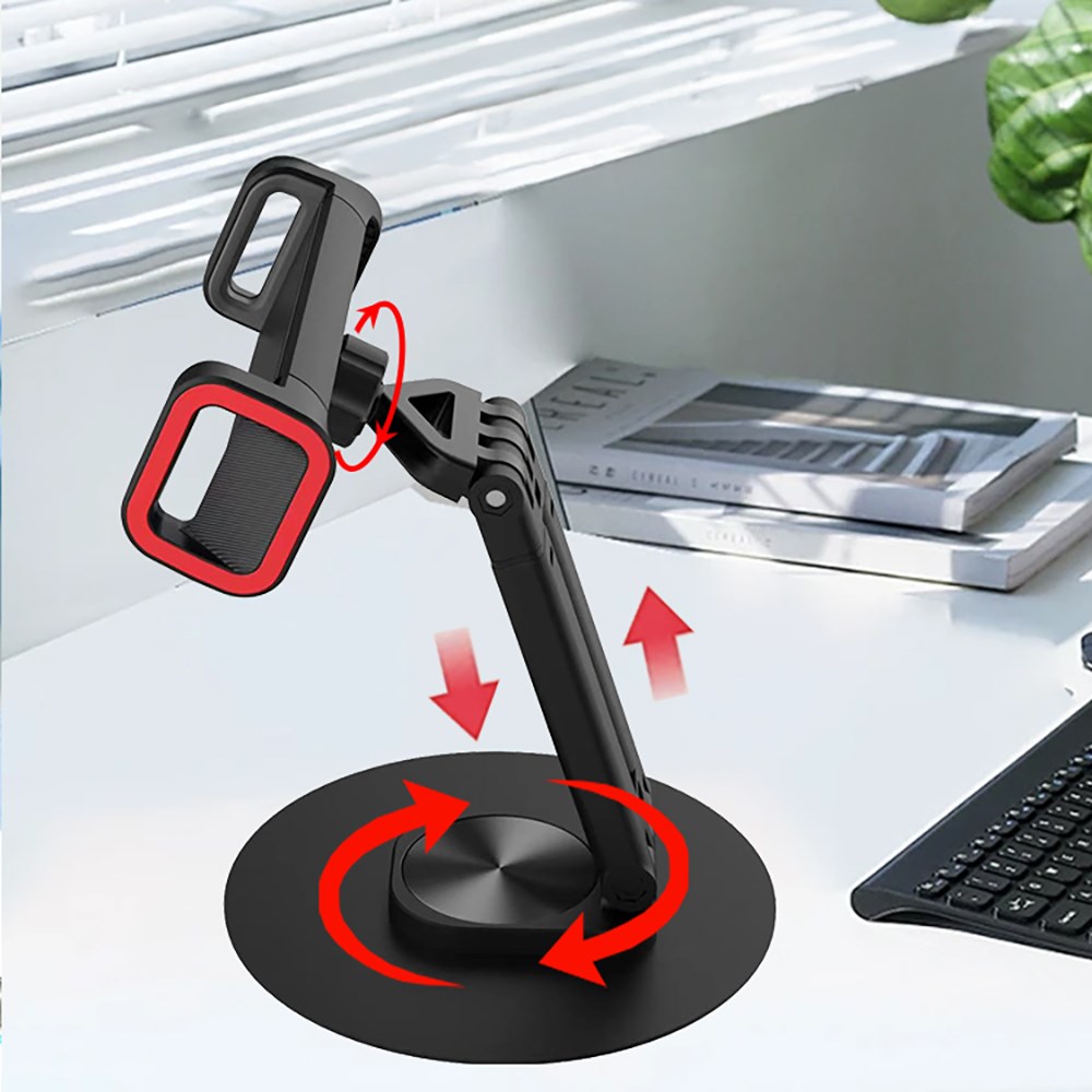 Jmary MK-63 Ayarlanabilir Katlanabilir 360 Derece Dönebilen Telefon ve Tablet Standı