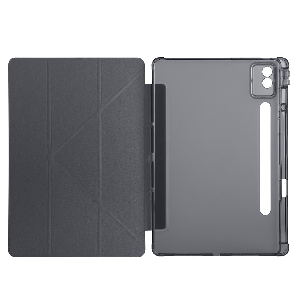 Lenovo Idea Tab Pro 12.7 TB-373FU Kılıf Zore Tri Folding Kalem Bölmeli Standlı Kılıf