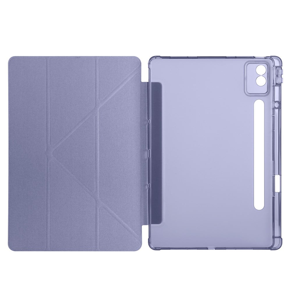 Lenovo Idea Tab Pro 12.7 TB-373FU Kılıf Zore Tri Folding Kalem Bölmeli Standlı Kılıf