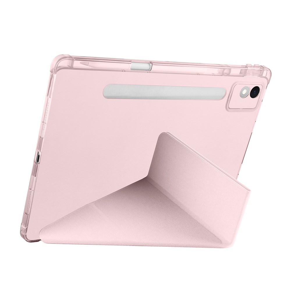 Lenovo Idea Tab Pro 12.7 TB-373FU Kılıf Zore Tri Folding Kalem Bölmeli Standlı Kılıf