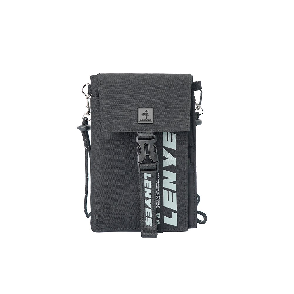 Lenyes LB582 Roamer Serisi Çok Amaçlı Su Geçirmez Polyester Kumaş Ayarlanabilir Omuz Askılı Çapraz Vücut Çantası