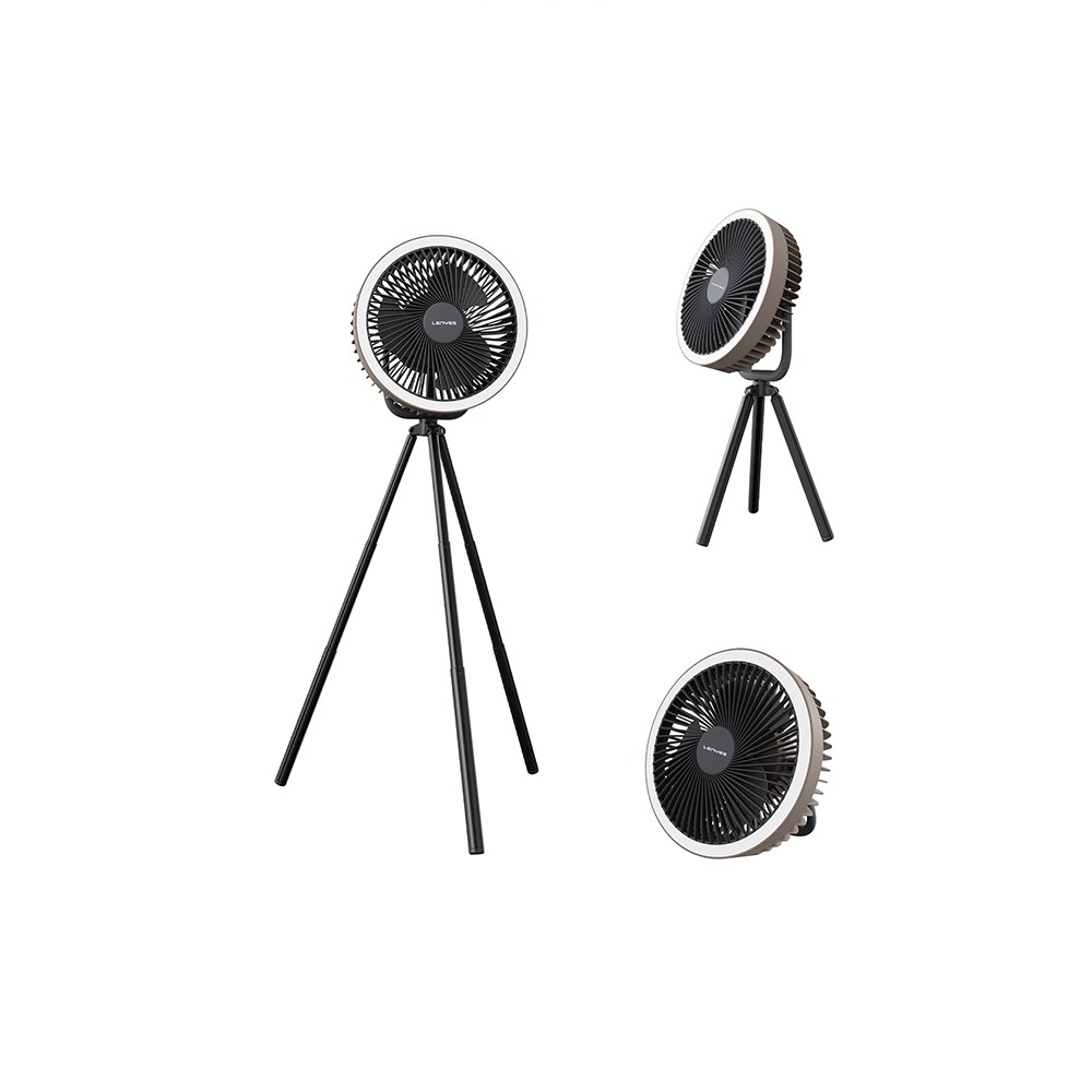 Lenyes LHF11 Led Işıklı 4 Kademeli Çok Fonksiyonlu Soğutucu Fan