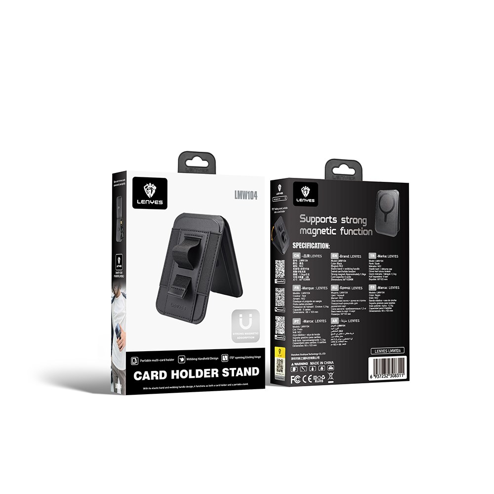 Lenyes LMW104 Magnetik Standlı Kartlık