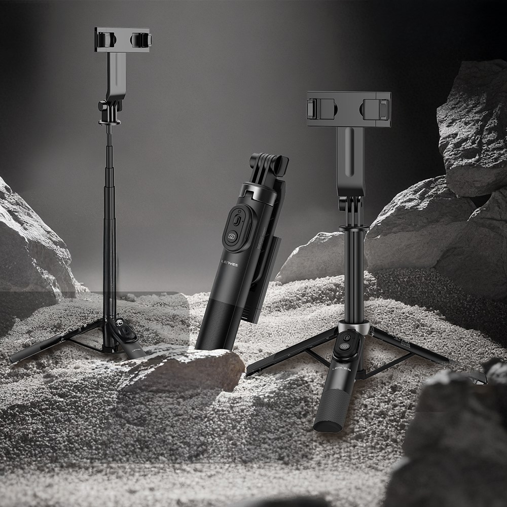 Lenyes LPH122 Bluetooth Kumandalı Mini Tripod ve Selfie Çubuğu