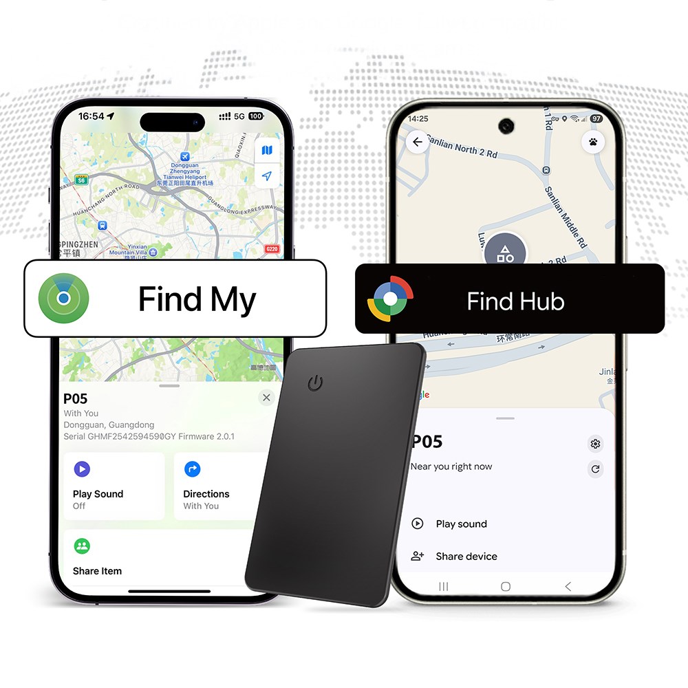 Micflip P055 Suya Dayanıklı iOS ve Android Cihazlar için Takip Özellikli Akıllı Kart